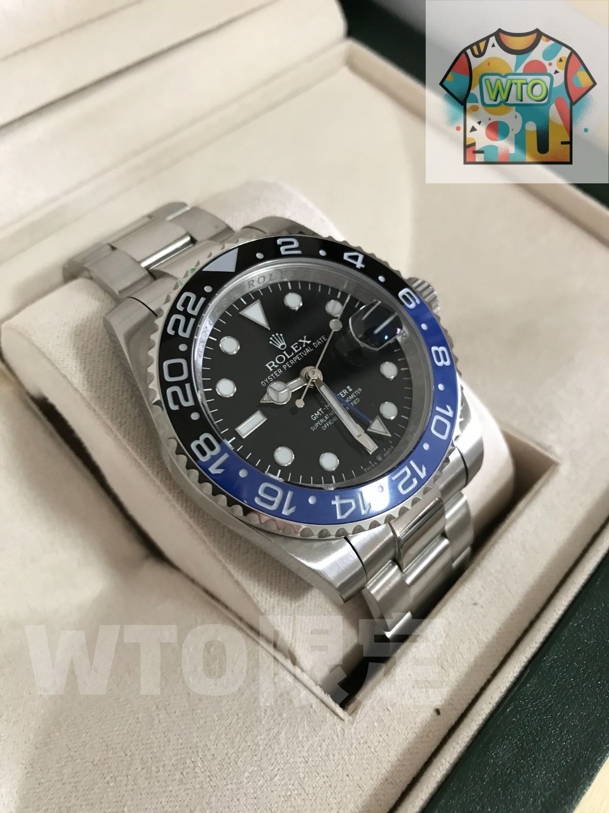  ご 大 です 自動巻き GMTマスターII WTO通販 WTO輸入 XWJ 41 自動巻き時計 腕時計(アナログ)