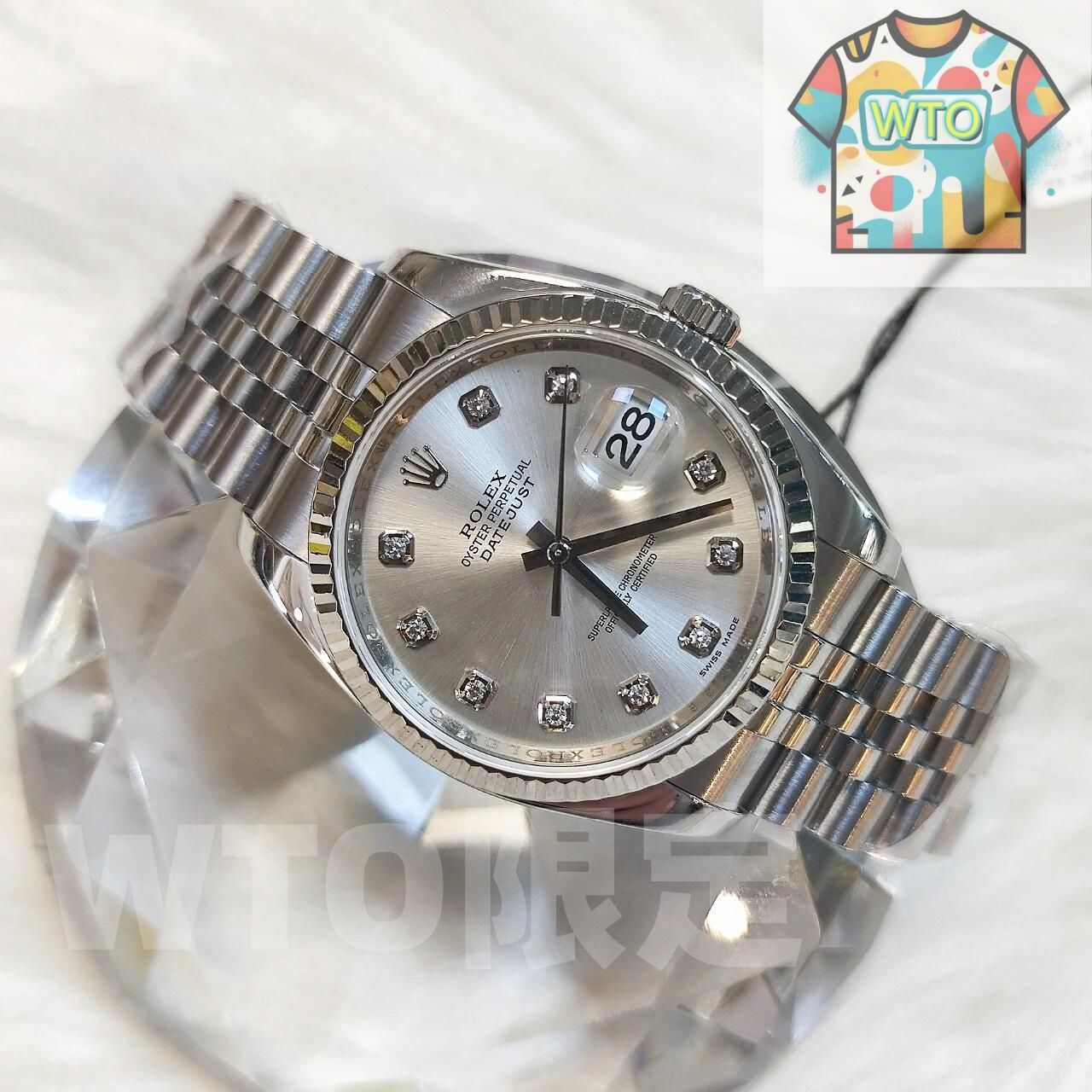 力強い ご 大 です ロレックス ログウォッチ36mm 5 自動巻き-WTO輸入-NBE70 送料無料の商品多数！