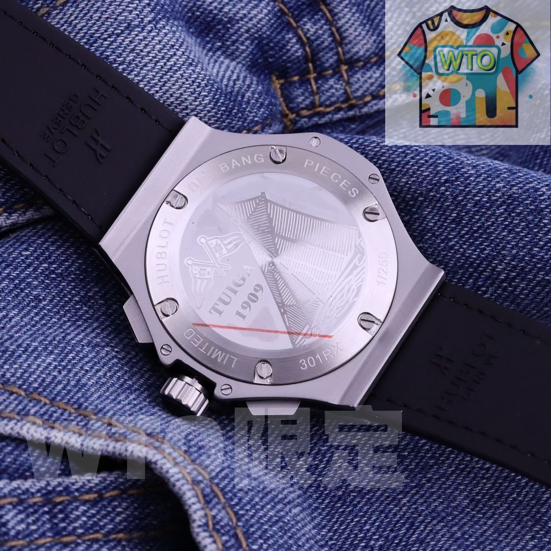  ご 大 です HUBLOT腕時計 自動巻き WTO通販 WTO輸入 TJC 99 自動巻き時計 腕時計(アナログ)