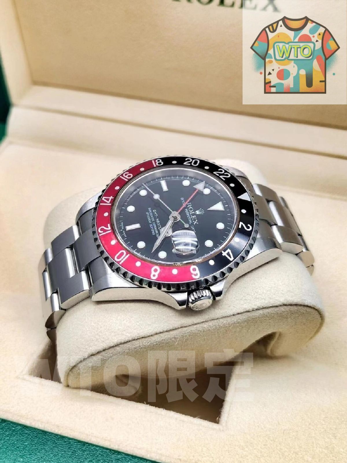 ご 大 です ロレックスGMT赤黒丸 16710 40mm 自動巻き|WTO通販| -WTO輸入-TAB97