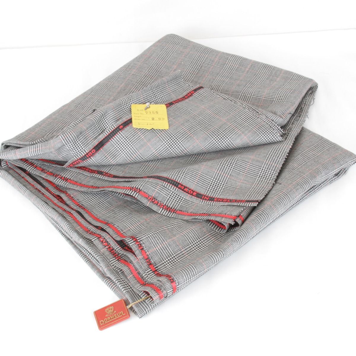ドーメル 千鳥チェック 布地 その他雑貨 グレー