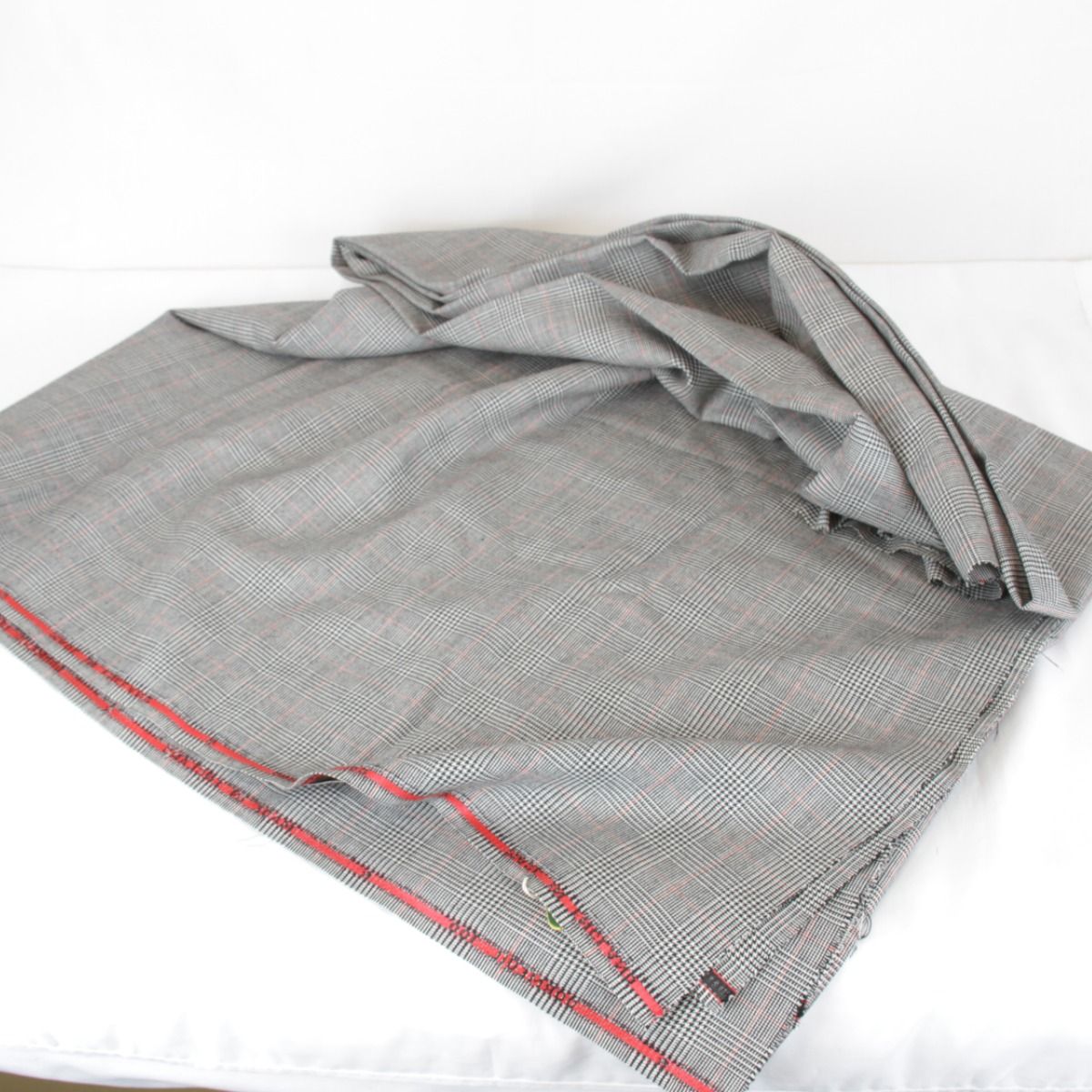 ドーメル 千鳥チェック 布地 その他雑貨 グレー