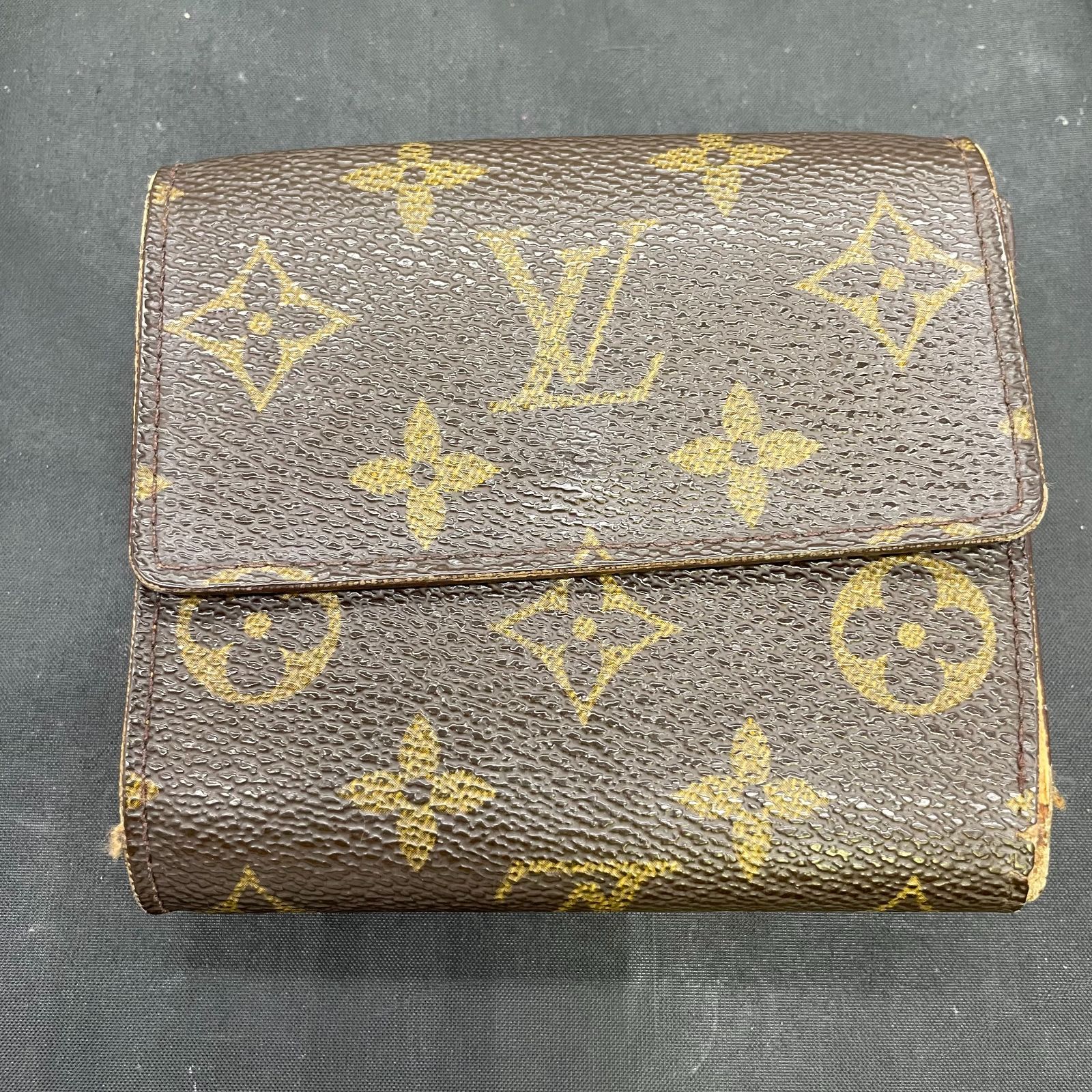 ルイヴィトン 財布 モノグラム 三つ折り財布 Wホック