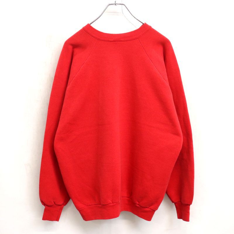 90s USA製 vintage Fruit of the Loom 無地 ラグラン スウェット