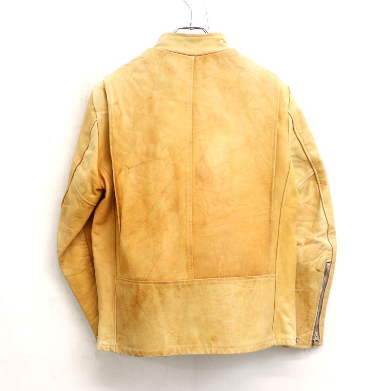 イタリア製ビンテージ レザージャケット ライダース カフェレーサー
