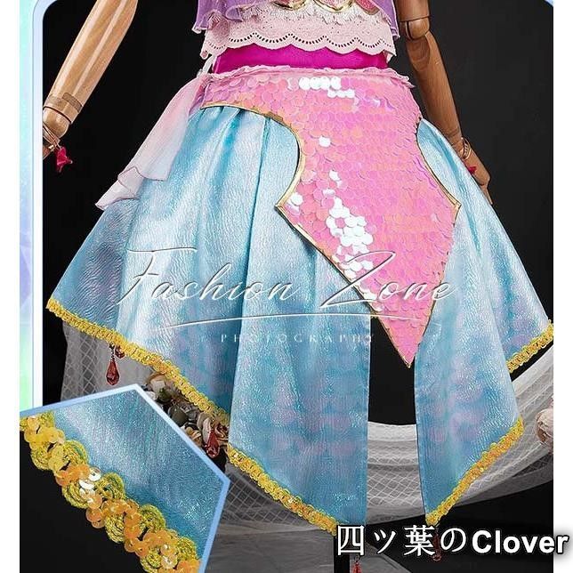 アイカツ アイドルカツドウ 風 星宮いちご魚座ドレス コスプレ衣装 ウィッグ イベント 変装 仮装B 251112