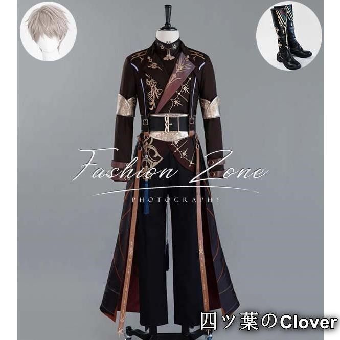 恋と深空風 セイヤ黒狩コスプレ衣装ウィッグ 靴 cosplay 演出服 変装B 251112