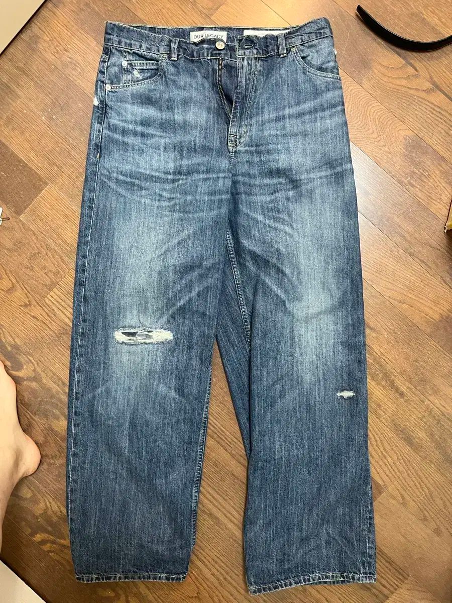 アワーレガシー バストカット ヴィンテージ リーペアデニム 31サイズ