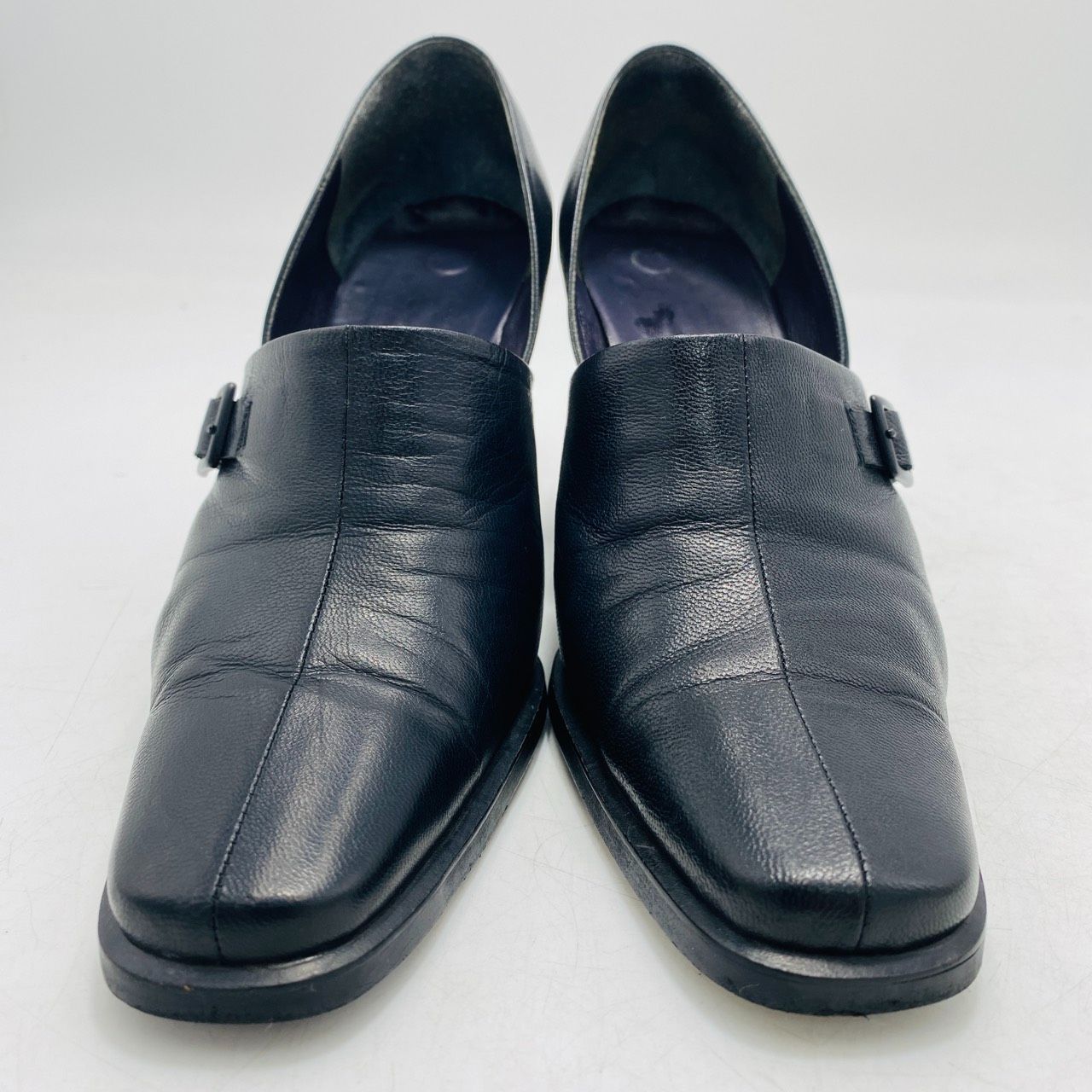 ラボキゴシワークス　スクエアトゥ　パンプス　23 RABOKIGOSHI works ラボキゴシワークス パンプス スクエアトゥ ベルト