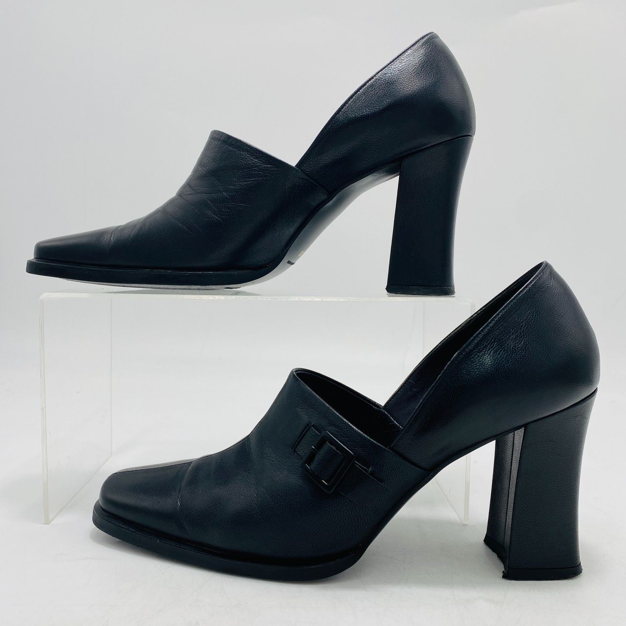 RABOKIGOSHI works ラボキゴシワークス パンプス スクエアトゥ ベルト