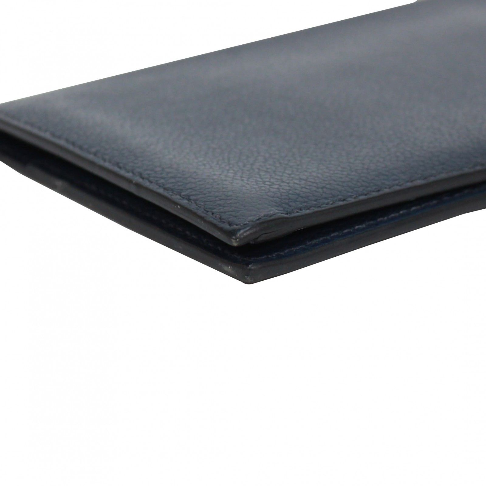  HERMES エルメス 長財布 エバー ネイビー C刻印刻印 レディース 長財布 小物