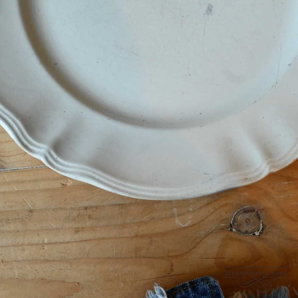 L3710-230-12 フランスアンティーク ディゴワン サルグミンヌ お皿 食器 花リムプレート プレート フランス WWW_OPDRERGINERDOGAN_COM