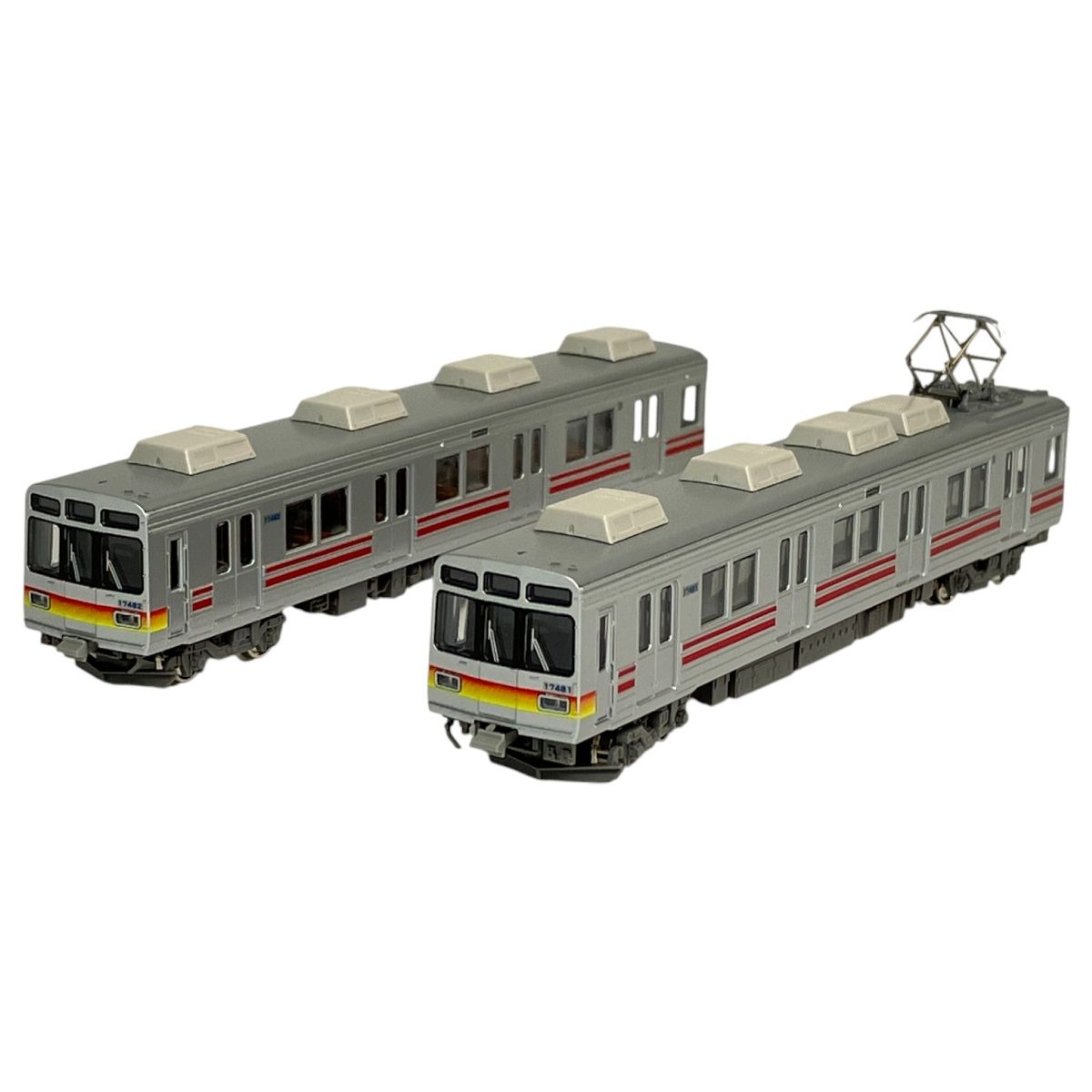 グリーンマックス 30983 富山地方鉄道 17480形 前面グラデーション帯 第1編成 2両セット Nゲージ 鉄道模型