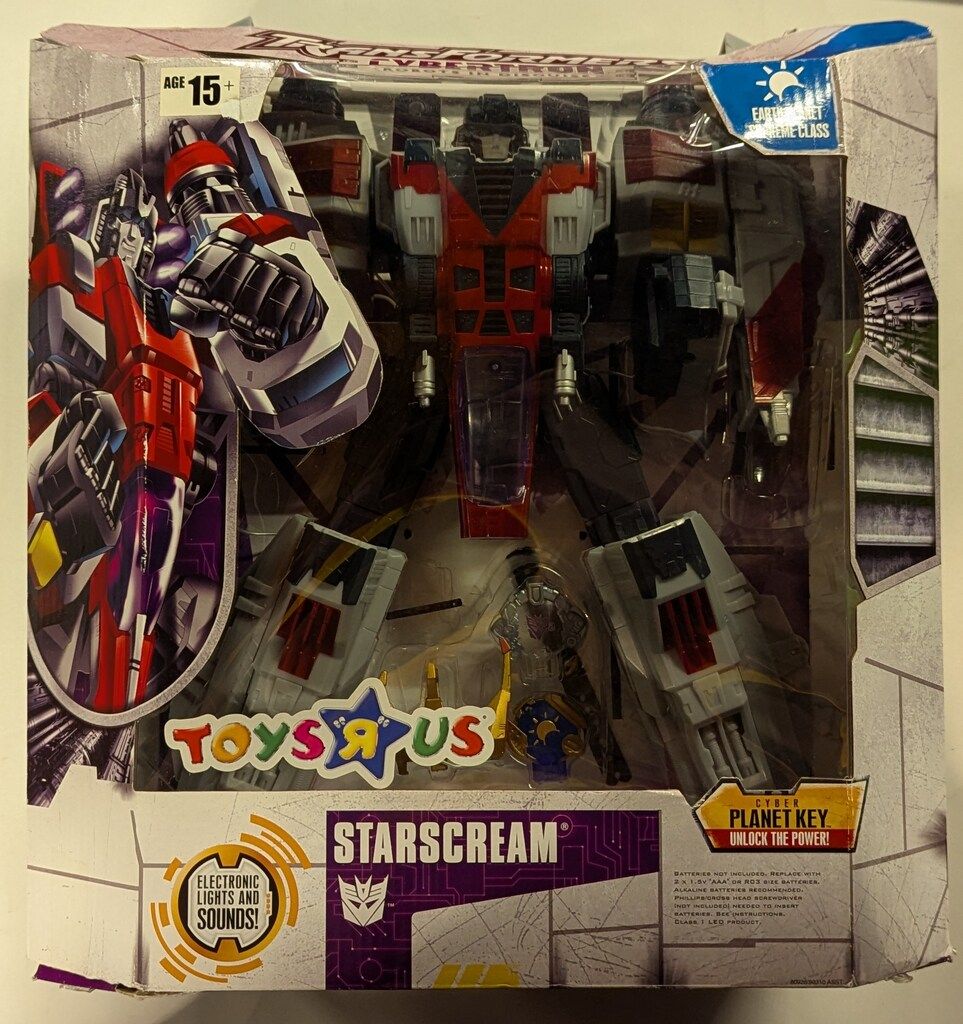 HASBRO TF CYBERTRON スーパースタースクリーム USAエディション