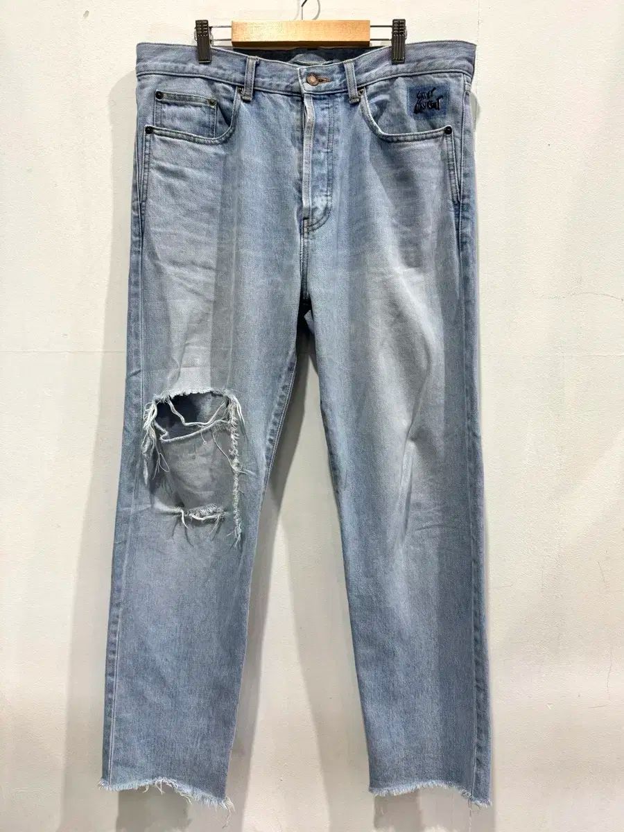 サンローラン デニム 33 ダメージデニム