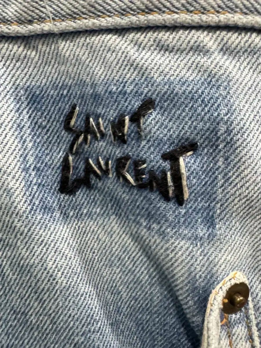 サンローラン デニム 33 ダメージデニム