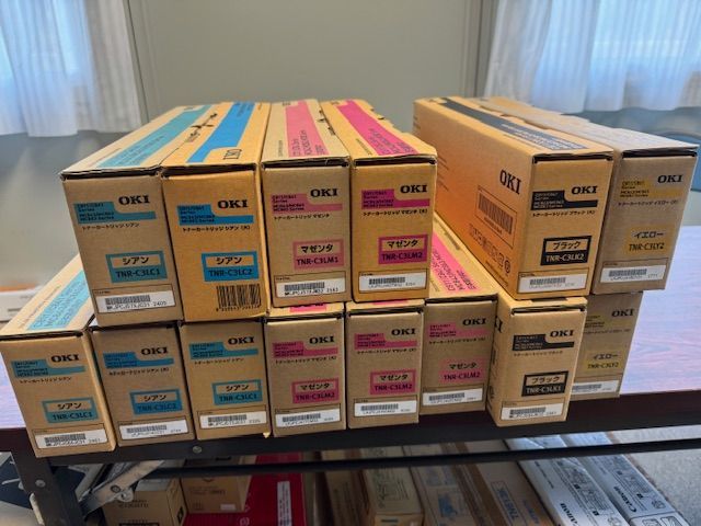 OKI トナー14本セット TNR-C 3 L ブラック イエロー マゼンダ シアン