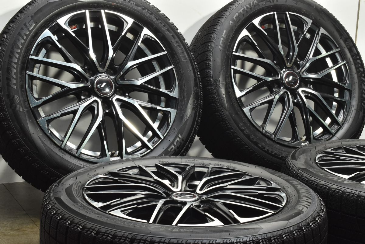 バリ溝 レオニス SK 17 in 7 J 53 PCD 114 3 ナンカン アイスアクティバ AW 1 215 55 R セレナ エスティマ オデッセイ ヴェゼル 可