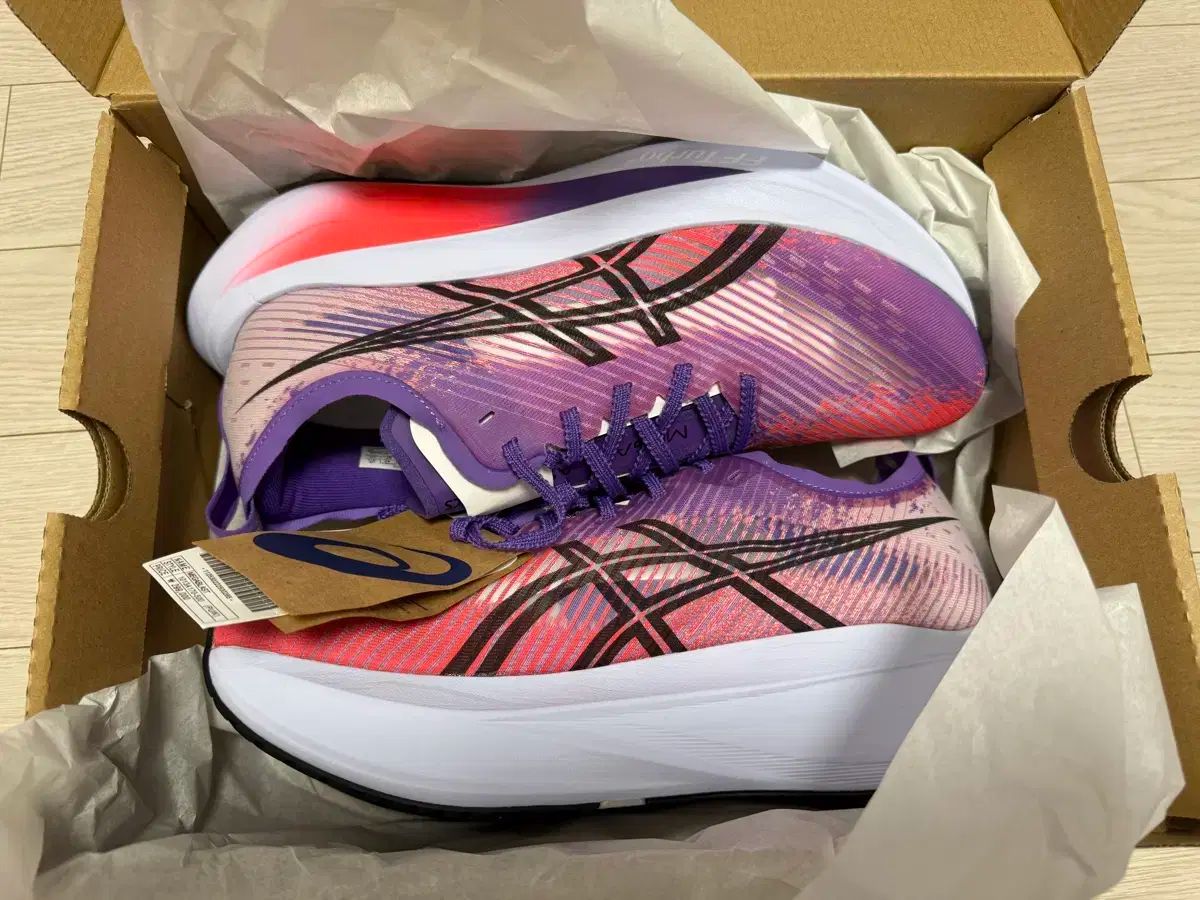 アシックス MEGA BLAST エド パープル ブラック