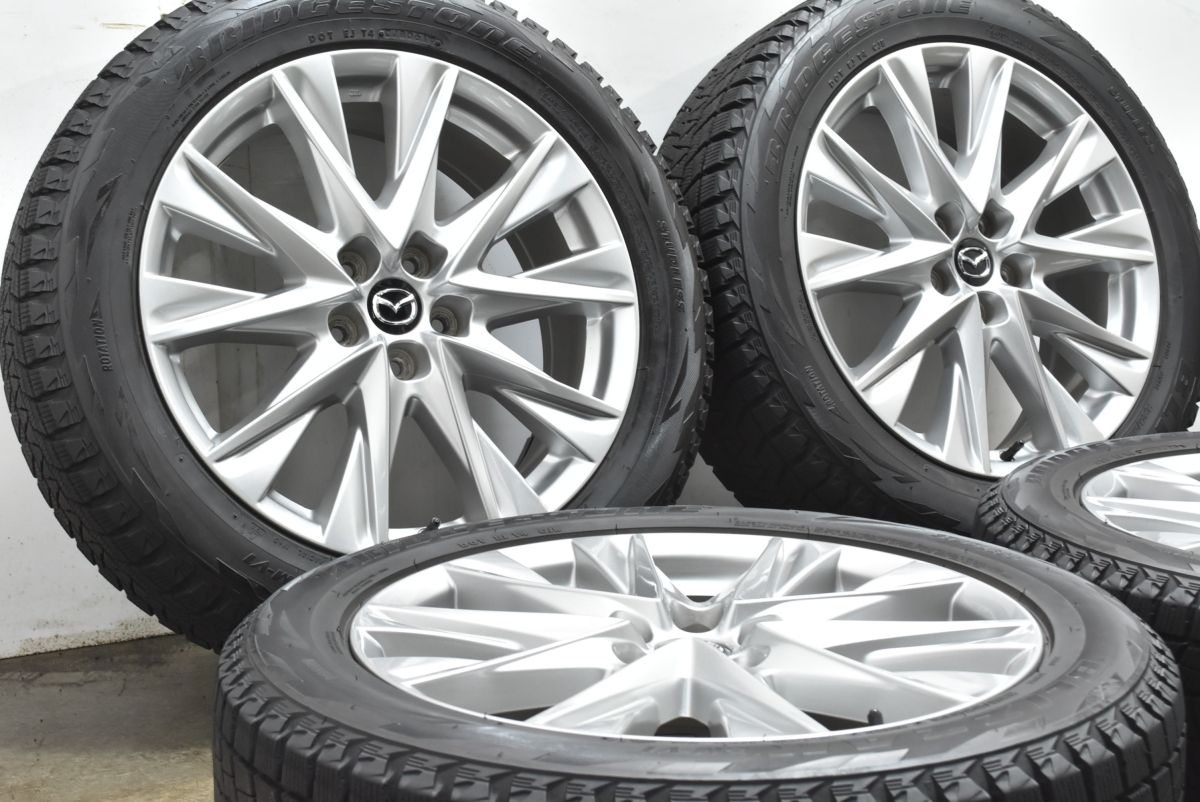 マツダ KG型 CX 8 XD プロアクティブ 19 in 7 J 45 PCD 114 3 ブリヂストン ブリザックDM V 1 225 55 R 8分山程度 KE 5