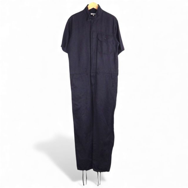 ENGINEERED GARMENTS RACING SUIT S S NAVY サイズXS エンジニアドガーメンツ レーシング スーツ ショートスリーブ ツナギ オールインワン 大名店