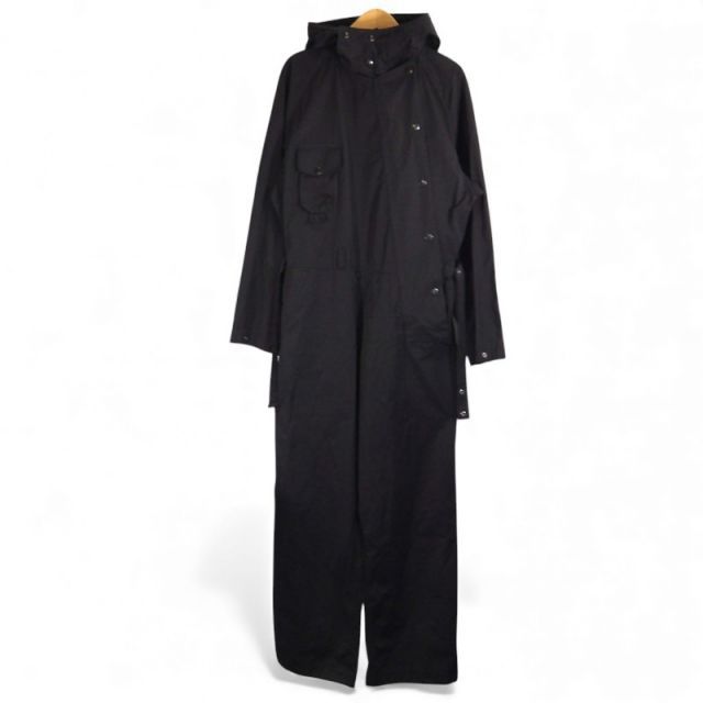 YOKE 23aw MILITARY JUMP SUIT BLACK サイズ2 YK23FW0532AO ヨーク ミリタリー ジャンプ スーツ ツナギ オールインワン 大名店