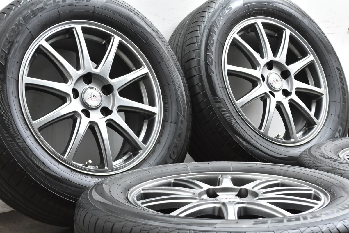 バリ溝 LOXARNY SPORT 17 in 7 J 48 114 3 製 トーヨー プロクセス CL 1 SUV 225 65 R エクストレイル レガシィアウトバック