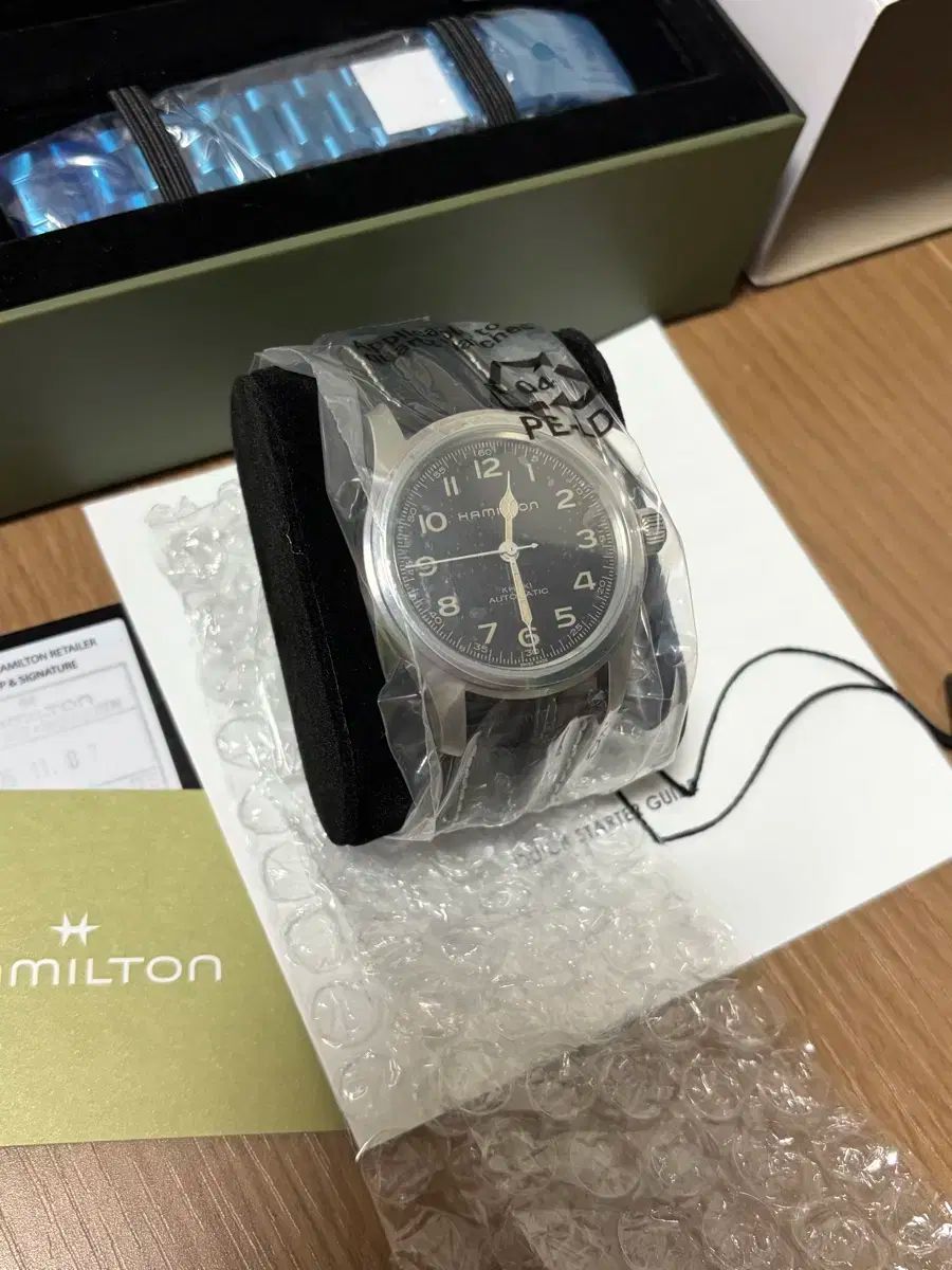  ハミルトン カーキフィールド HAMILTON ハミルトン murphy 42mm ブレスレット バンドル セット ステンカラーコート 自動巻き時計 腕時計(アナログ)