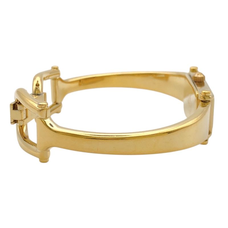  グッチ GUCCI バングルウォッチ 1500 ゴールド金具×黒文字盤 GP レディース 腕時計 その他 時計