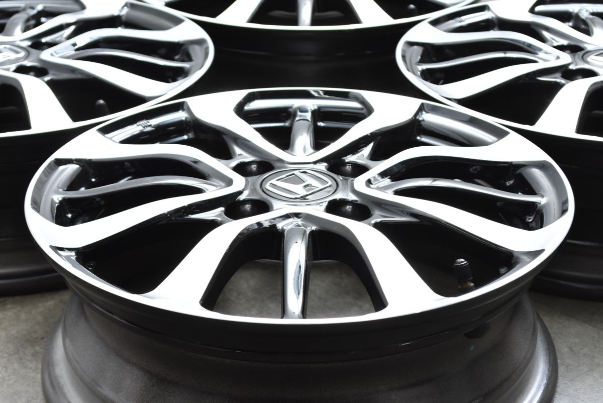 ホンダ JF 3 N BOX カスタム 14 in 4 5 J 40 PCD 100 ONE WGN VAN ライフ アルミホイール 4本セット 切削 スタッドレス用