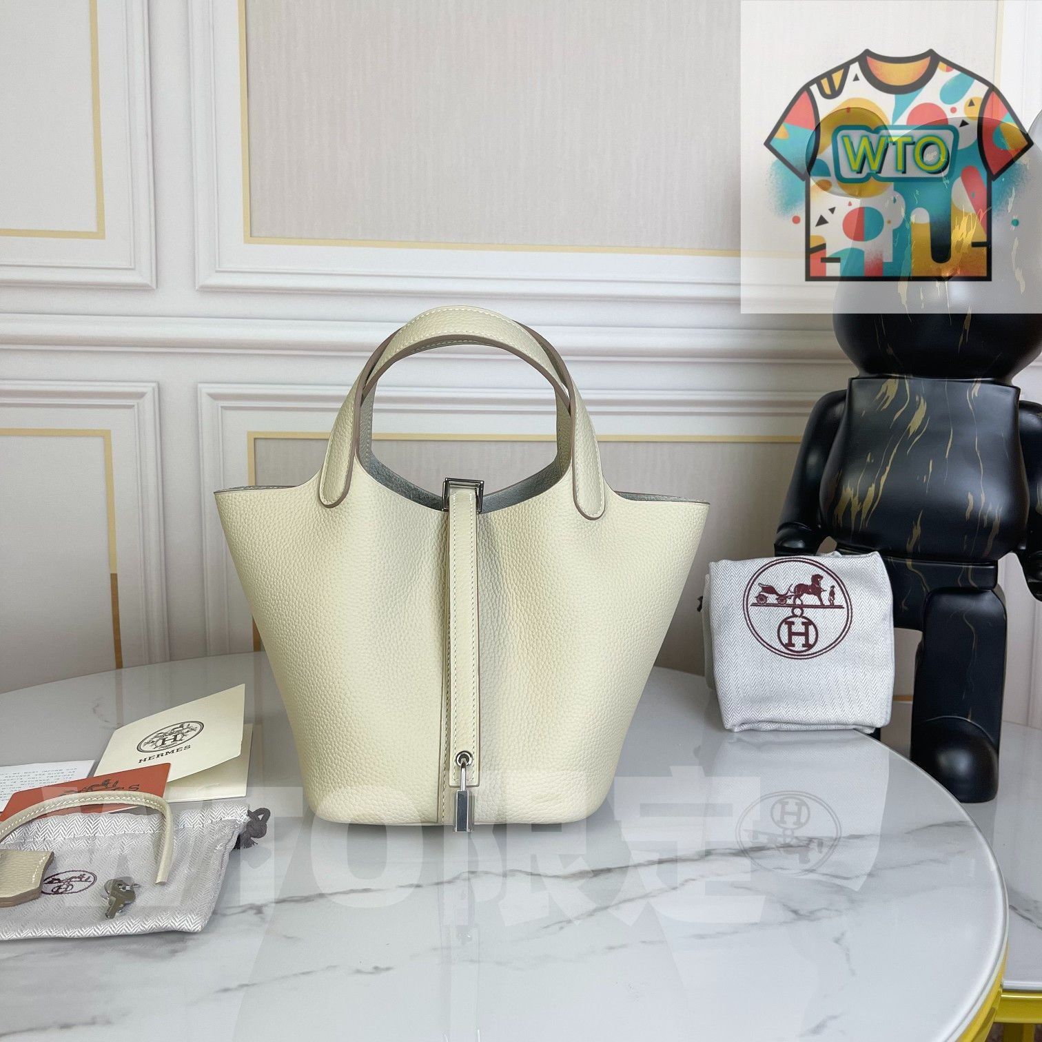 エルメス ミルクセーキ ホワイト レディース ハンドバッグ｜ ｜