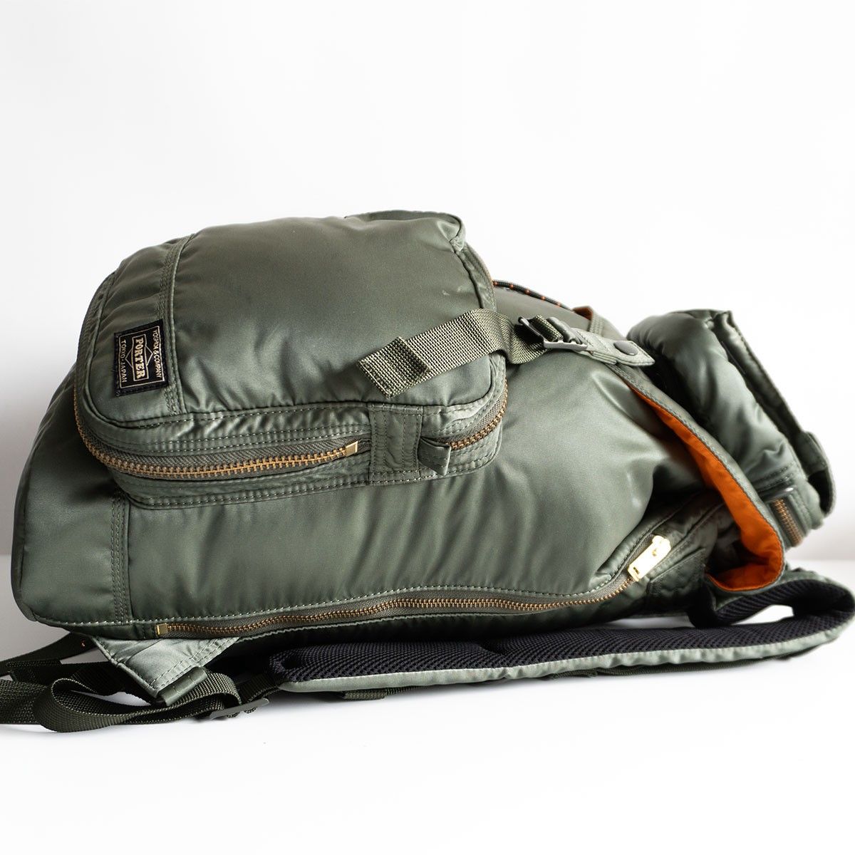 美品】PORTER 【新型 タンカー リュック】ポーター セージグリーン