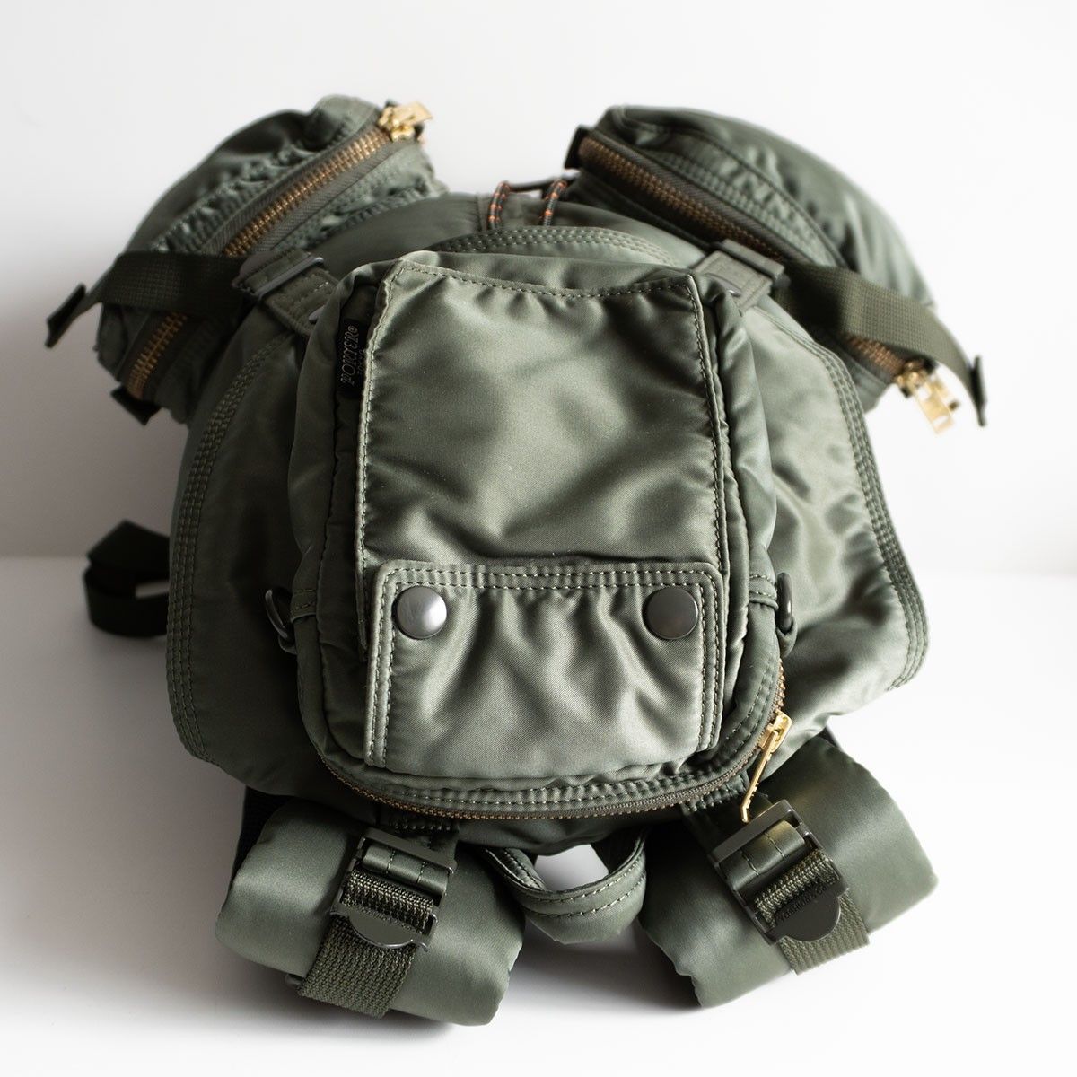 美品】PORTER 【新型 タンカー リュック】ポーター セージグリーン