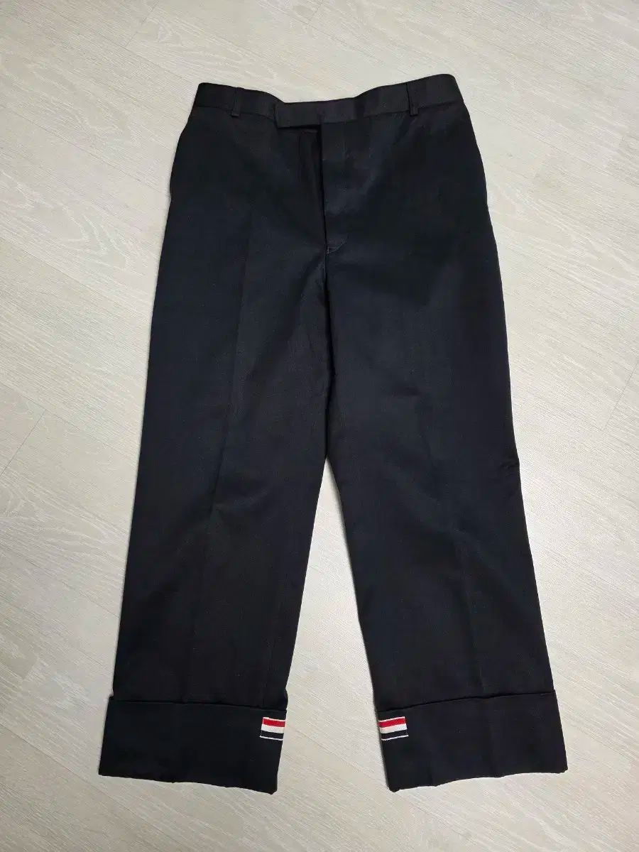3 32 34インチ程度 トム ブラウン ストレート ツイル パンツ