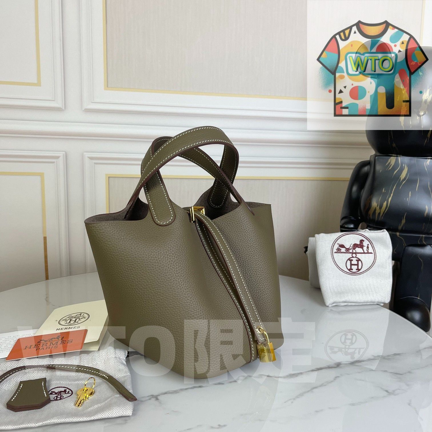 エルメス エレファント グレー レディース ハンドバッグ｜ ｜