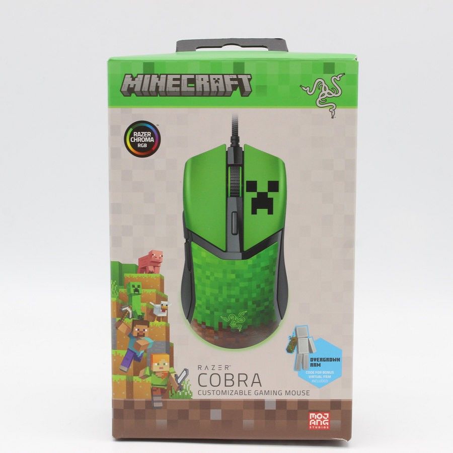 Razer Cobra Minecraft Edition RZ01-04650200-R3M1 軽量 有線ゲーミングマウス レイザー 本体