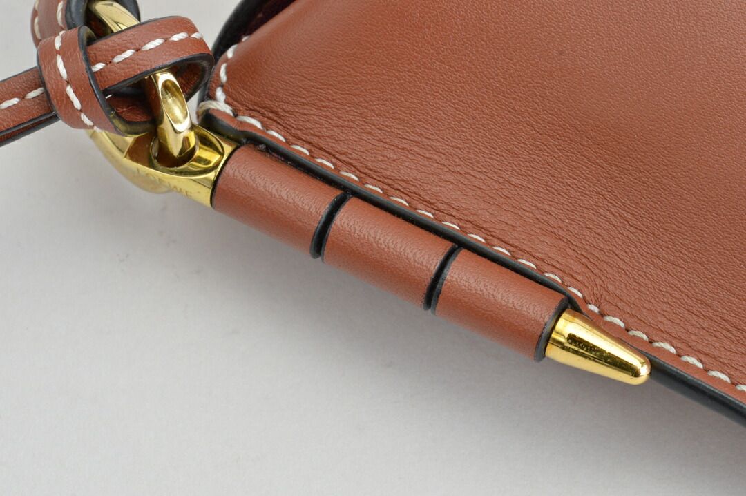  ロエベ LOEWE ゲートポケット アナグラム ショルダーバッグ ブラウン 651944 レディース F-YA 1157 メッセンジャーバッグ ショルダーバッグ