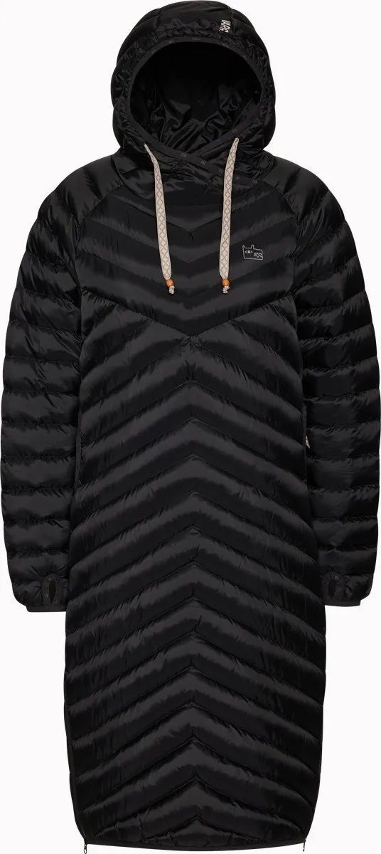 VARGKLADER ヴァーグクレイダー SAREK LONG DOWN HOOD ANORAK サレク ロング ダウン フード アノラック carbon black カーボンブラック アウトドア スウェーデン トレッキング ハイキング UL