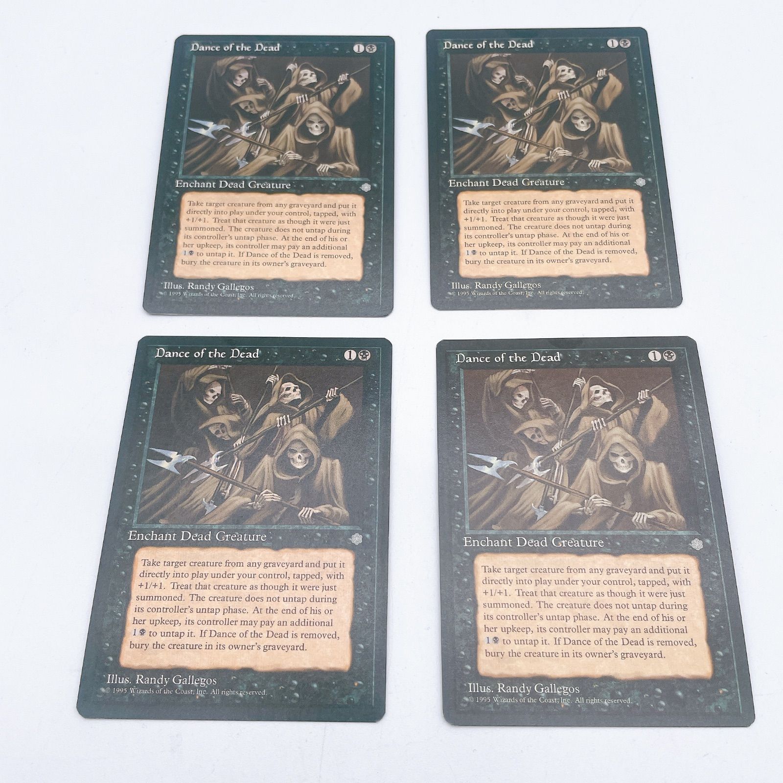 MTG マジックザギャザリング MTG Dance of the Dead 英語版４枚セット