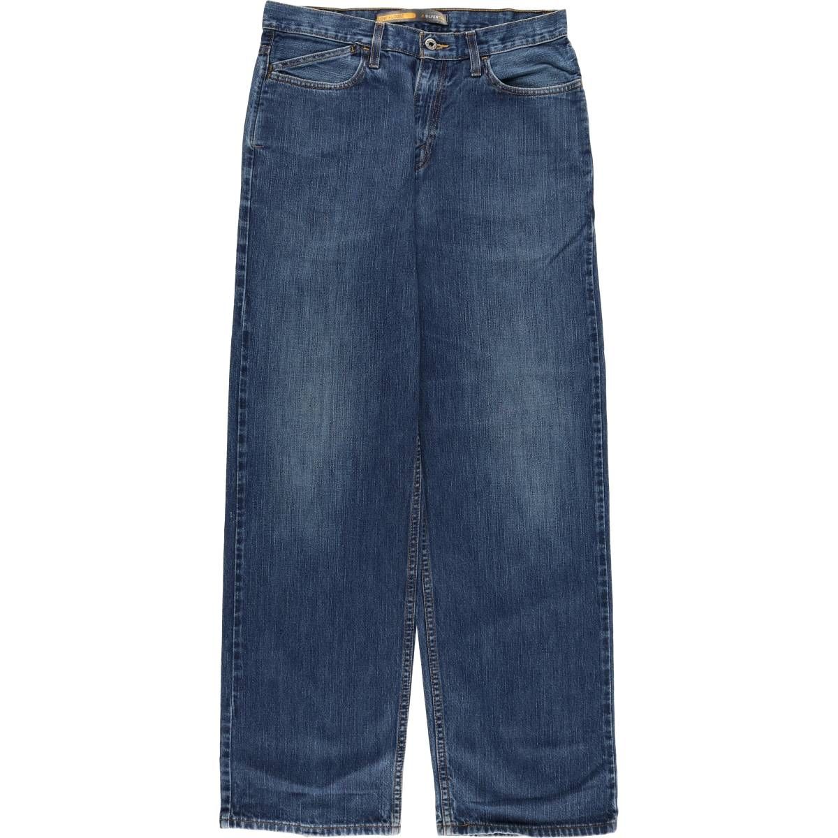 古着 00年代 リーバイス Levi s SILVER TAB シルバータブ LOW LOOSE ロールーズ テーパードデニムパンツ メンズw34相当 evb030836