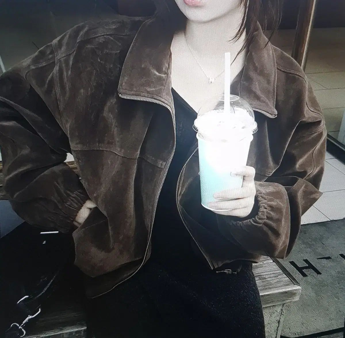 海外配送 スウェード カジュアル ジャケット