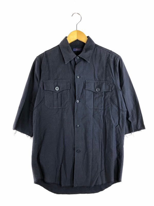 品 UNDERCOVER アンダーカバー SCAB復刻 16SS BACK SATIN 3 4 SLEEVE SHIRT UCQ4402-2 バック サテン シャツ 半袖シャツ 140-251112-na-11-tag
