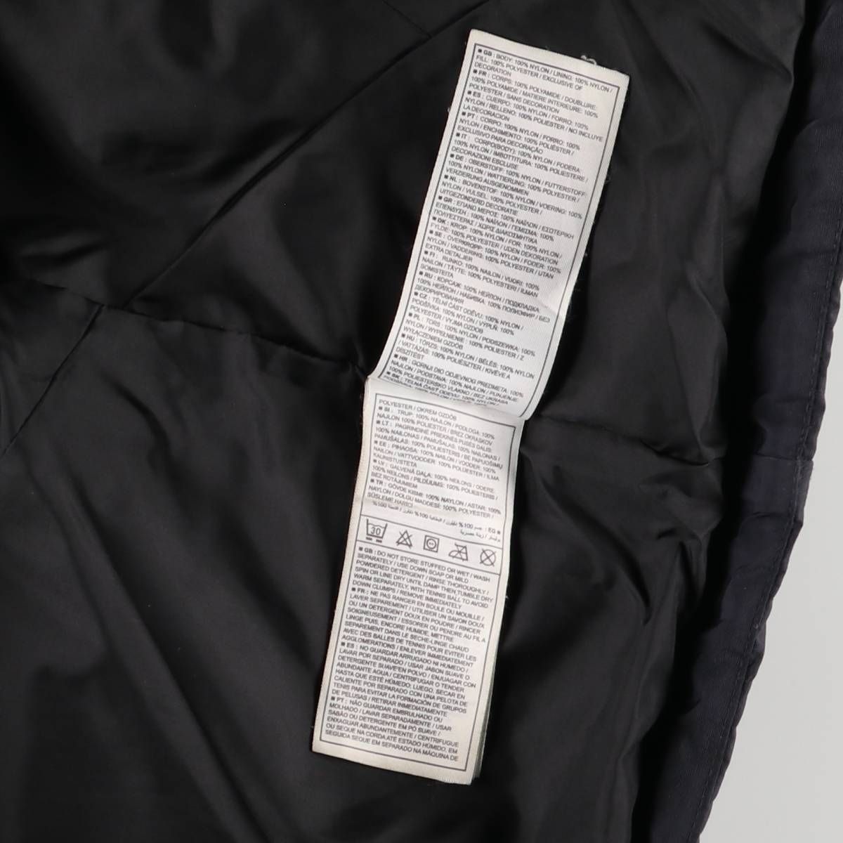 古着 00年代 ナイキ NIKE バックロゴ 中綿パーカー パファージャケット