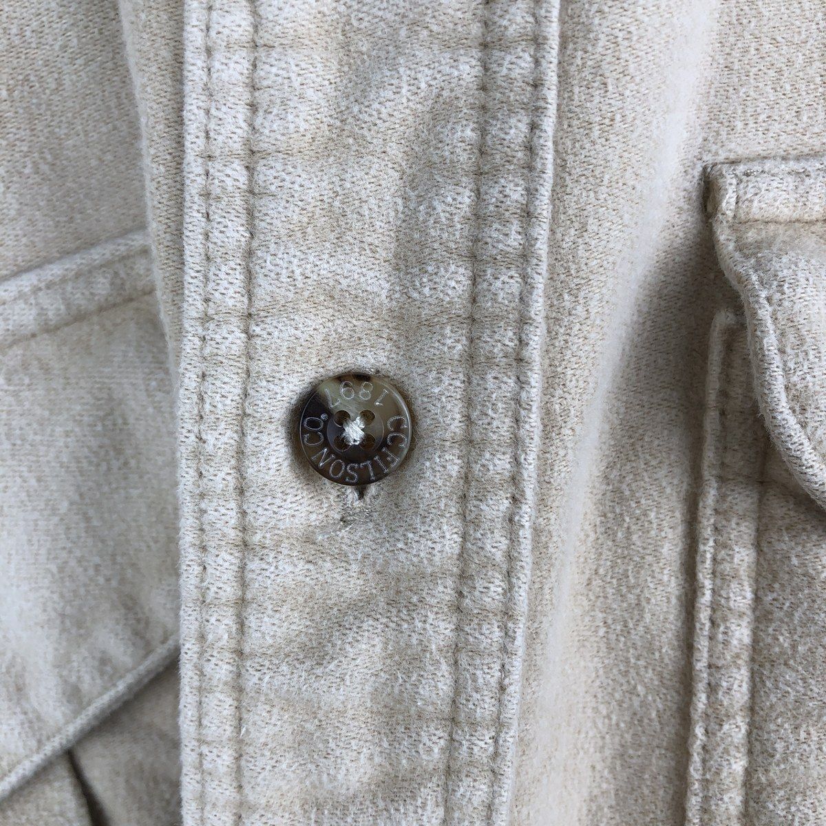 古着 90年代 フィルソン FILSON 長袖 シャモアクロスシャツ USA製