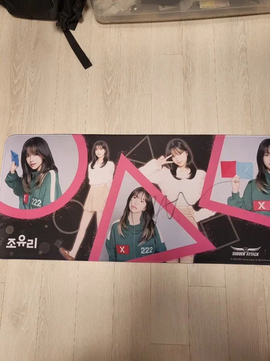 チョ ユリ JO YURI サドンアタック サイン入りマウスパッド