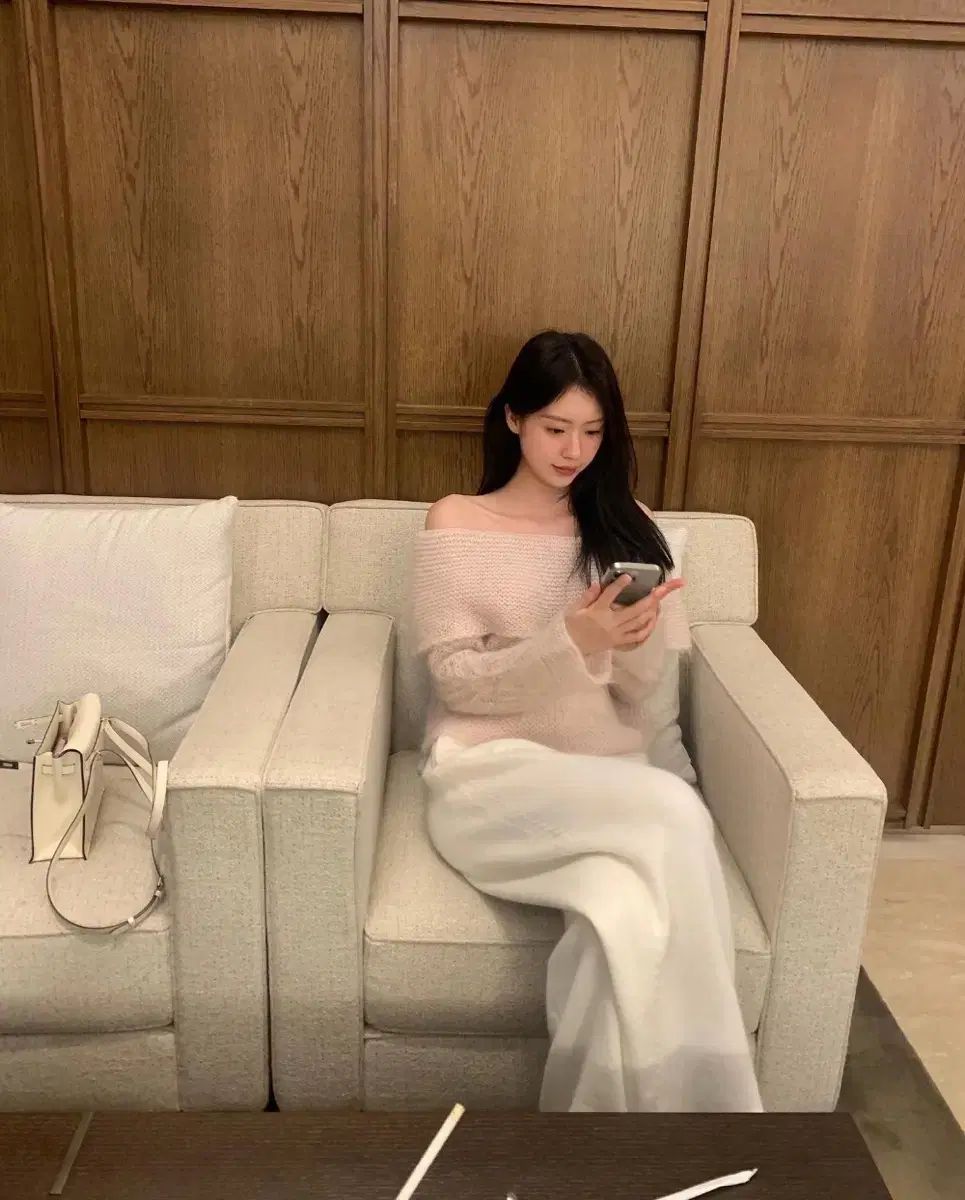 ルプレイン ニューカシミアニートパンツ