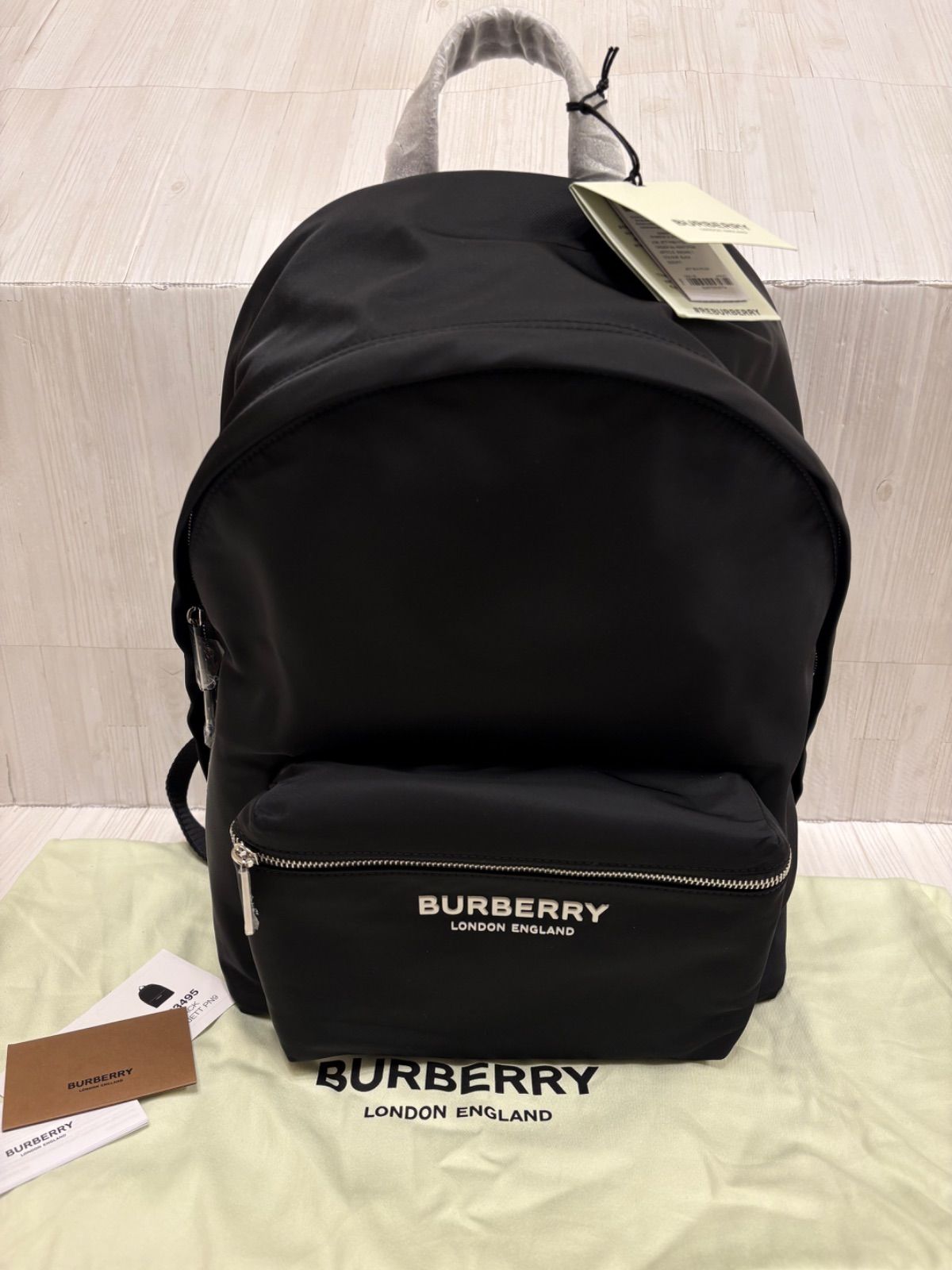 BURBERRY バーバリー バックパック JETT 8063495 メンズ ラバーロゴ ナイロン リュック A1189