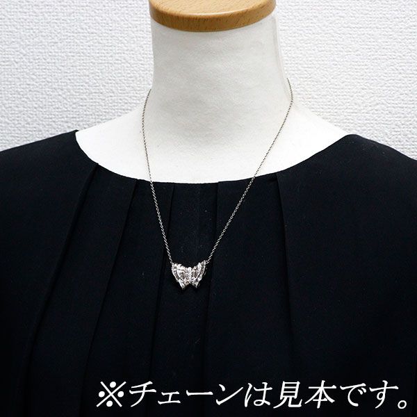 K18WG ダイヤモンド ペンダントトップ 1.47ct 蝶 - メルカリ