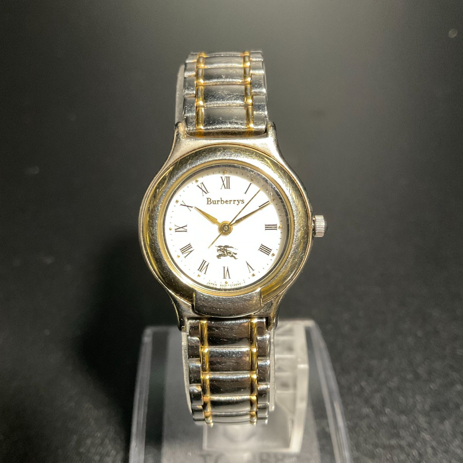 バーバリーズ クォーツ レディース時計 白文字盤 B25100220