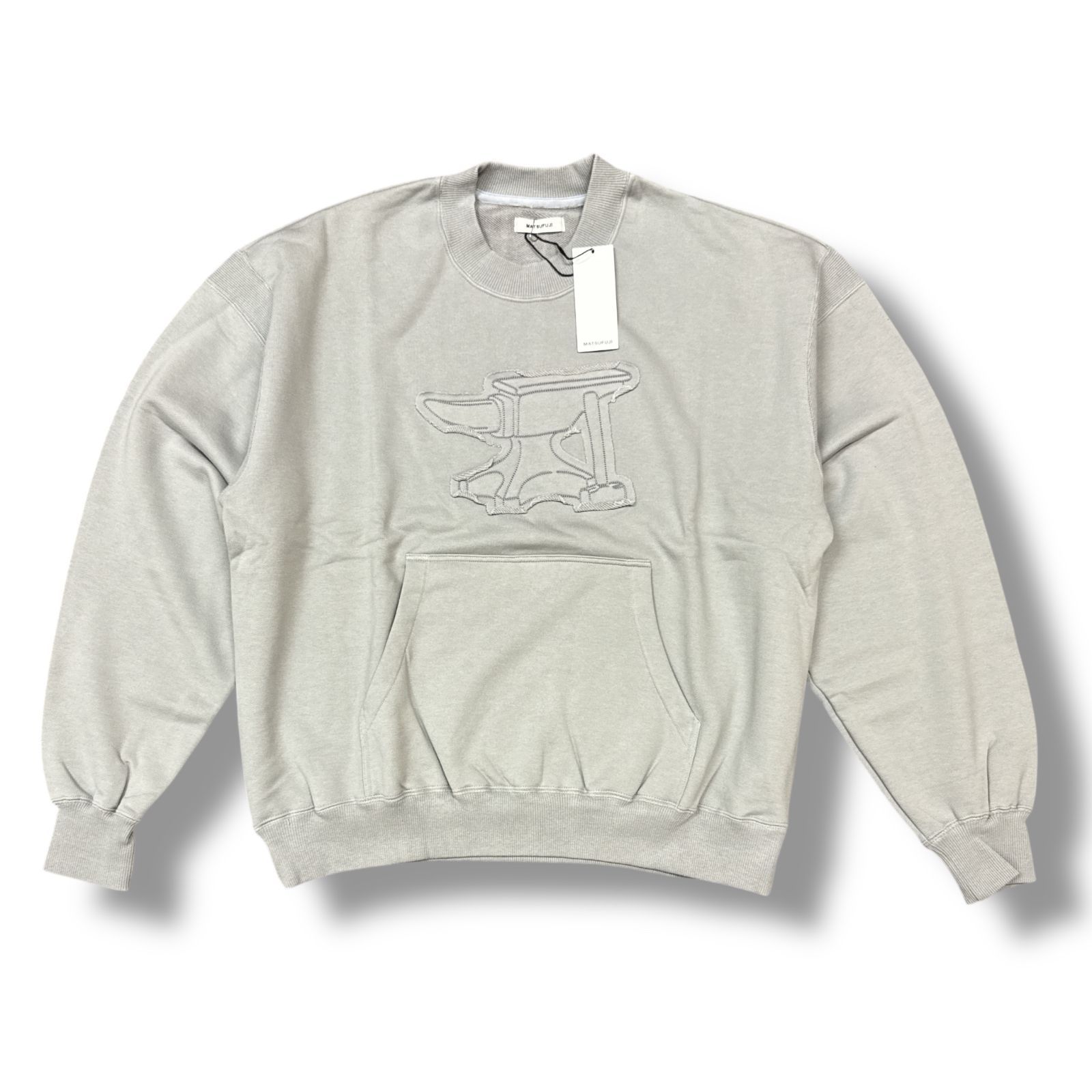 参考上代35200円 未使用 MATSUFUJI Anvil Embroidery Crew Neck Sweat 
